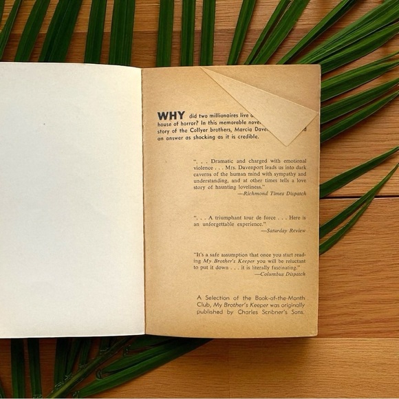 VINTAGE 1950s My Brother’s Keeper by Marcia Davenport – Cardinal Edition C-224 - Picture 5 of 8